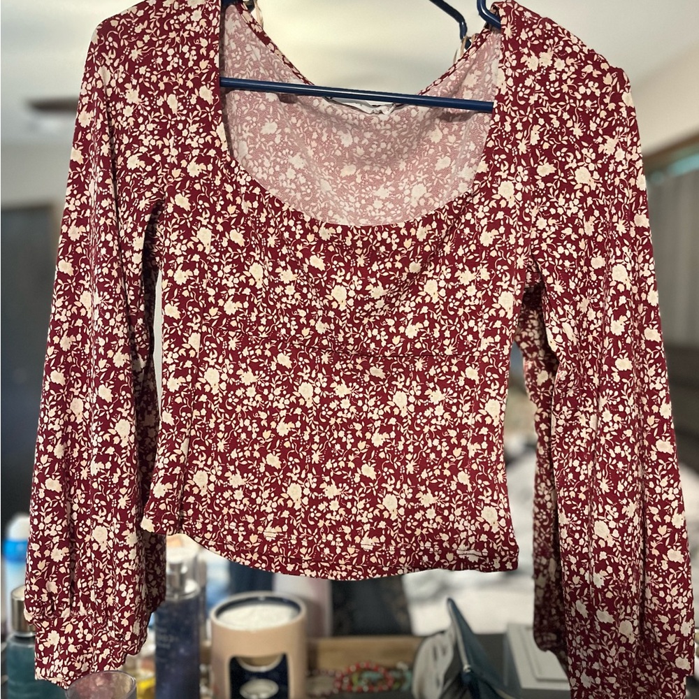 Lush off the shoulder crop top